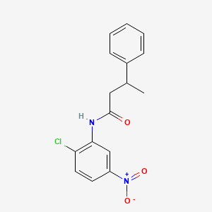 N-(2-chloro-5-nitrophenyl)-3-phenylbutanamide