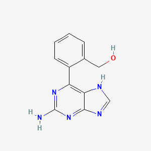 [2-(2-amino-9H-purin-6-yl)phenyl]methanol