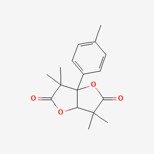 3,3,6,6-tetramethyl-3a-(4-methylphenyl)tetrahydrofuro[3,2-b]furan-2,5-dione