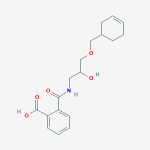 2-({[3-(3-cyclohexen-1-ylmethoxy)-2-hydroxypropyl]amino}carbonyl)benzoic acid