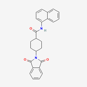 4-(1,3-dioxo-1,3-dihydro-2H-isoindol-2-yl)-N-1-naphthylcyclohexanecarboxamide