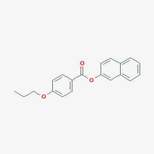 molecular formula C20H18O3 B397543 2-Naphthyl 4-propoxybenzoate 