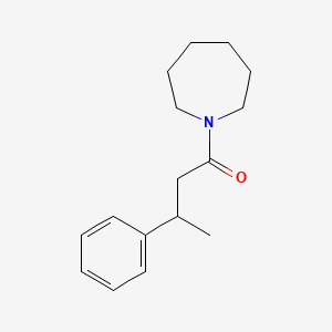 molecular formula C16H23NO B3975464 1-(3-phenylbutanoyl)azepane 