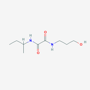 N-(sec-butyl)-N'-(3-hydroxypropyl)ethanediamide