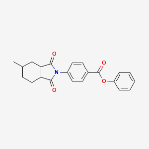 phenyl 4-(5-methyl-1,3-dioxooctahydro-2H-isoindol-2-yl)benzoate