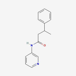 molecular formula C15H16N2O B3975632 3-phenyl-N-3-pyridinylbutanamide 