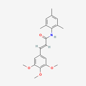 molecular formula C21H25NO4 B3975651 N-mesityl-3-(3,4,5-trimethoxyphenyl)acrylamide 