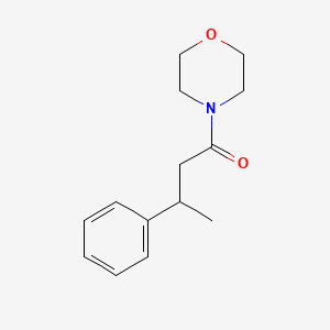 molecular formula C14H19NO2 B3975714 4-(3-phenylbutanoyl)morpholine 