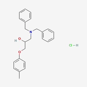 molecular formula C24H28ClNO2 B3975900 1-(dibenzylamino)-3-(4-methylphenoxy)-2-propanol hydrochloride 