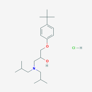 molecular formula C21H38ClNO2 B3976012 1-(4-tert-butylphenoxy)-3-(diisobutylamino)-2-propanol hydrochloride 