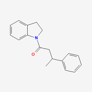 molecular formula C18H19NO B3976040 1-(3-phenylbutanoyl)indoline 