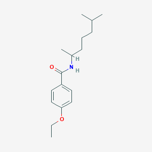 molecular formula C17H27NO2 B3976051 N-(1,5-dimethylhexyl)-4-ethoxybenzamide 