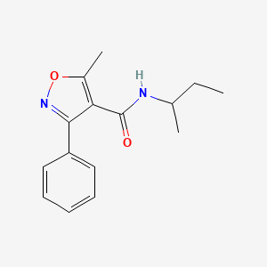 N-(sec-butyl)-5-methyl-3-phenyl-4-isoxazolecarboxamide