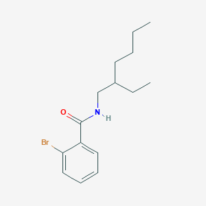 molecular formula C15H22BrNO B3976273 2-bromo-N-(2-ethylhexyl)benzamide 