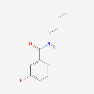 molecular formula C11H14FNO B3976364 N-butyl-3-fluorobenzamide 