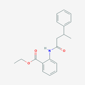 molecular formula C19H21NO3 B3976375 ethyl 2-[(3-phenylbutanoyl)amino]benzoate 