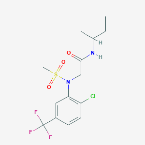 N~1~-(sec-butyl)-N~2~-[2-chloro-5-(trifluoromethyl)phenyl]-N~2~-(methylsulfonyl)glycinamide