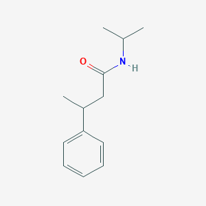 molecular formula C13H19NO B3976403 N-异丙基-3-苯基丁酰胺 