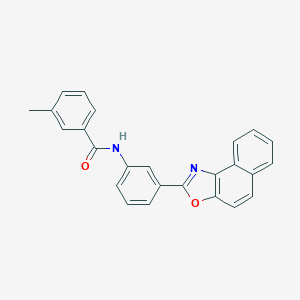3-methyl-N-(3-naphtho[1,2-d][1,3]oxazol-2-ylphenyl)benzamide