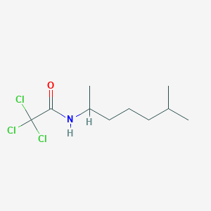 2,2,2-trichloro-N-(1,5-dimethylhexyl)acetamide