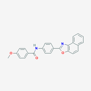 4-methoxy-N-(4-naphtho[1,2-d][1,3]oxazol-2-ylphenyl)benzamide