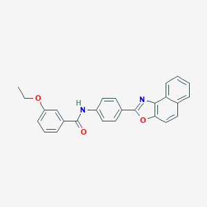 molecular formula C26H20N2O3 B397660 3-ethoxy-N-(4-naphtho[1,2-d][1,3]oxazol-2-ylphenyl)benzamide 