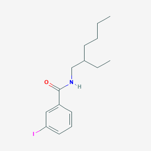 molecular formula C15H22INO B3976615 N-(2-ethylhexyl)-3-iodobenzamide 