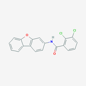 molecular formula C19H11Cl2NO2 B397663 2,3-dichloro-N-dibenzo[b,d]furan-3-ylbenzamide 