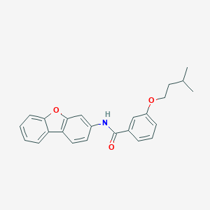 N-dibenzo[b,d]furan-3-yl-3-(isopentyloxy)benzamide