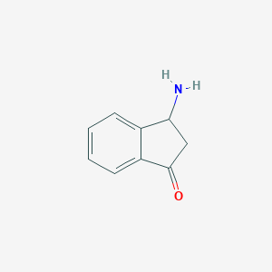 molecular formula C9H9NO B039768 3-Amino-1-indanone CAS No. 117291-44-8