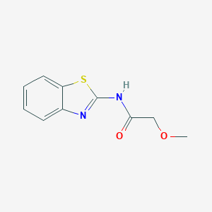 molecular formula C10H10N2O2S B397681 N-Benzothiazol-2-yl-2-methoxy-acetamide CAS No. 5750-42-5