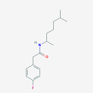 N-(1,5-dimethylhexyl)-2-(4-fluorophenyl)acetamide