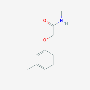 molecular formula C11H15NO2 B3976853 2-(3,4-dimethylphenoxy)-N-methylacetamide 
