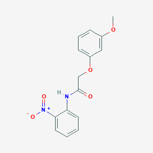 molecular formula C15H14N2O5 B3976873 2-(3-methoxyphenoxy)-N-(2-nitrophenyl)acetamide 