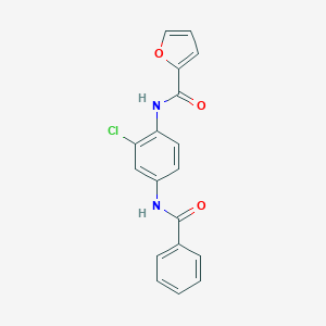 N-(4-benzamido-2-chlorophenyl)-2-furancarboxamide