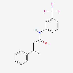 3-phenyl-N-[3-(trifluoromethyl)phenyl]butanamide
