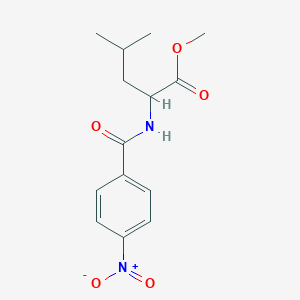 methyl N-(4-nitrobenzoyl)leucinate