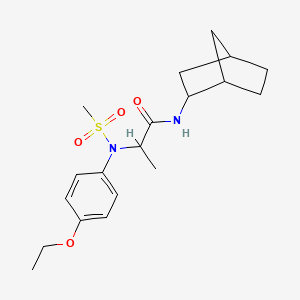 N~1~-bicyclo[2.2.1]hept-2-yl-N~2~-(4-ethoxyphenyl)-N~2~-(methylsulfonyl)alaninamide