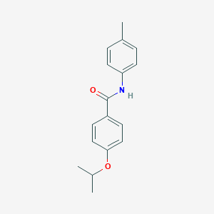 molecular formula C17H19NO2 B397728 4-isopropoxy-N-(4-methylphenyl)benzamide 