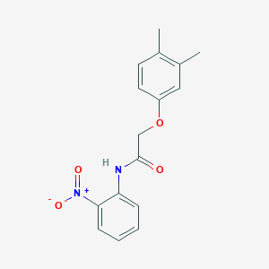 molecular formula C16H16N2O4 B3977287 2-(3,4-dimethylphenoxy)-N-(2-nitrophenyl)acetamide 