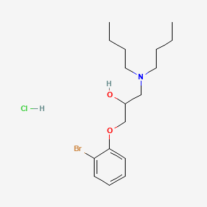 1-(2-bromophenoxy)-3-(dibutylamino)-2-propanol hydrochloride