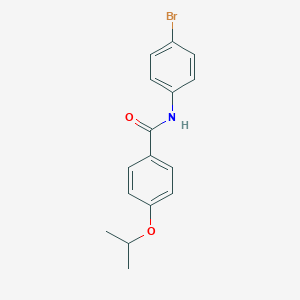 molecular formula C16H16BrNO2 B397731 N-(4-bromophenyl)-4-isopropoxybenzamide 