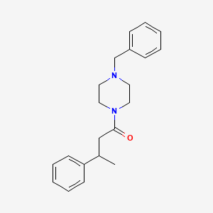 molecular formula C21H26N2O B3977327 1-benzyl-4-(3-phenylbutanoyl)piperazine 