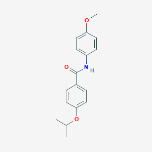 molecular formula C17H19NO3 B397733 4-isopropoxy-N-(4-methoxyphenyl)benzamide 