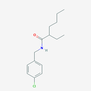 molecular formula C15H22ClNO B3977432 N-(4-chlorobenzyl)-2-ethylhexanamide 