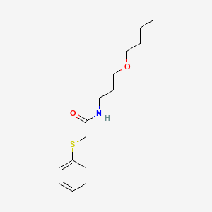 N-(3-butoxypropyl)-2-(phenylthio)acetamide