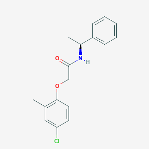 molecular formula C17H18ClNO2 B397754 2-(4-chloro-2-methylphenoxy)-N-(1-phenylethyl)acetamide 