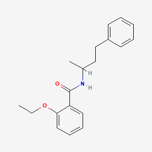 molecular formula C19H23NO2 B3977573 2-ethoxy-N-(4-phenylbutan-2-yl)benzamide 