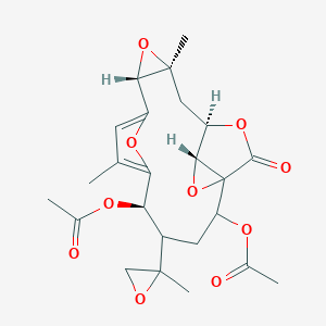 molecular formula C24H28O10 B039778 双羽信-C CAS No. 123483-20-5
