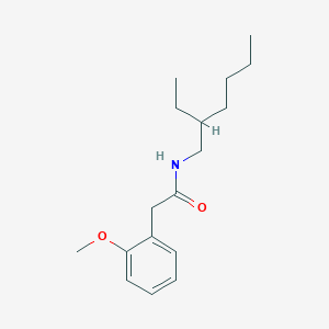 molecular formula C17H27NO2 B3977906 N-(2-ethylhexyl)-2-(2-methoxyphenyl)acetamide 